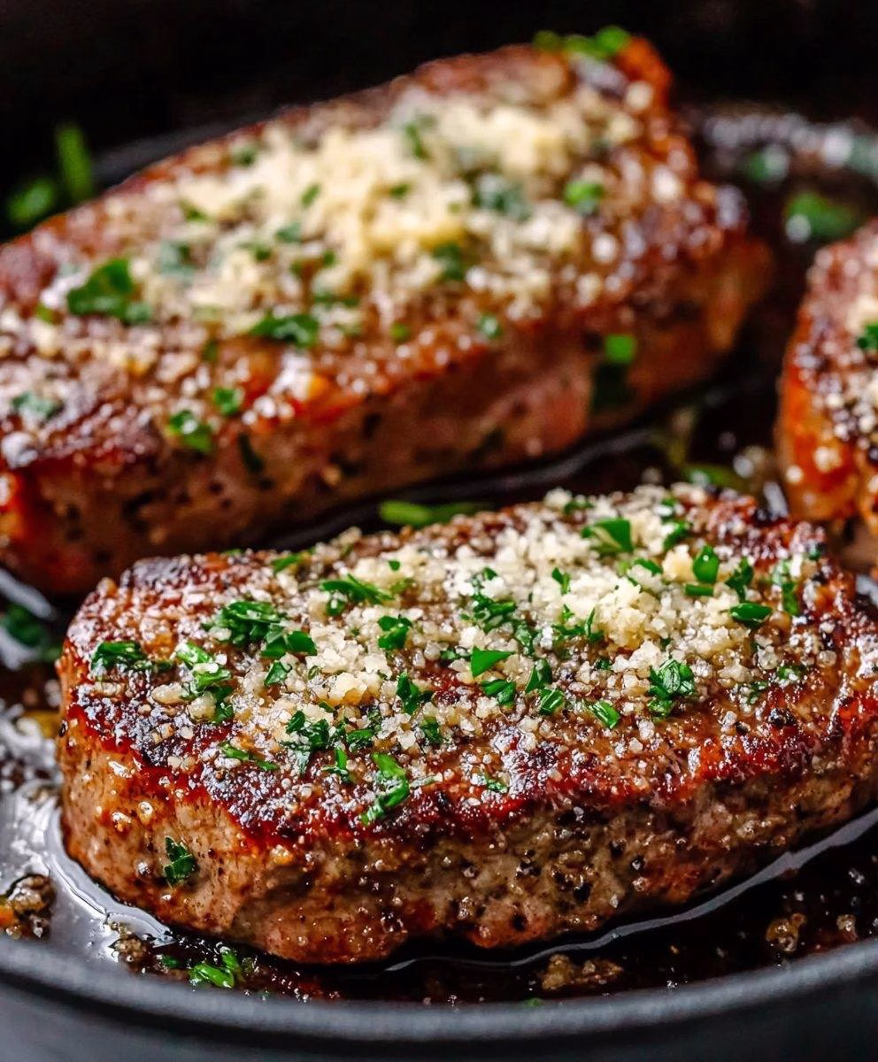 Crispy Steakhouse-Style Parmesan Crusted Steak