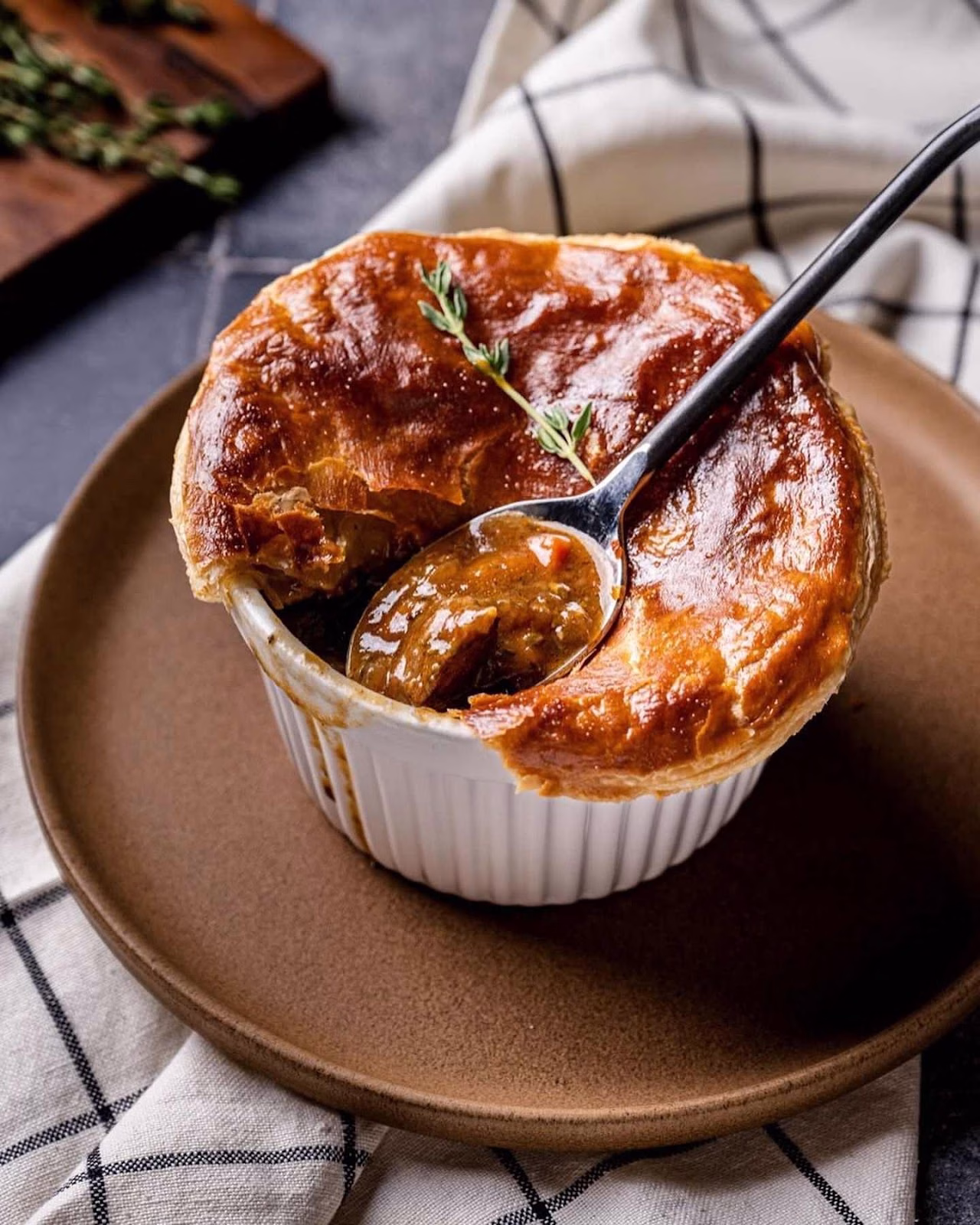 Steak and Ale Pot Pies Recipe