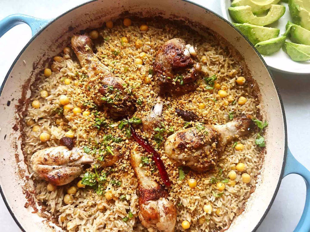 Persian Style Chicken with Rice Recipe