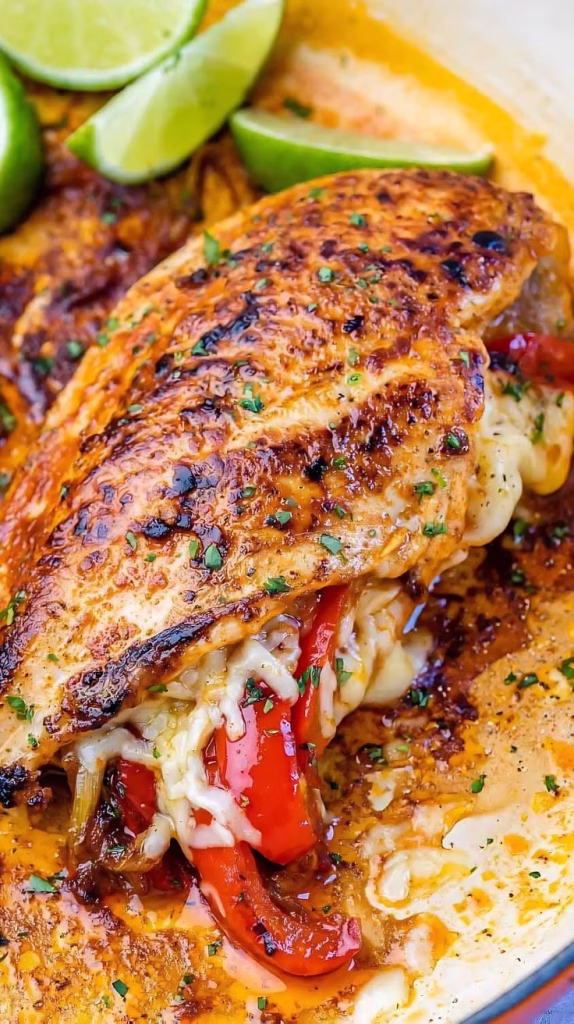 Fajita Stuffed Chicken Breast