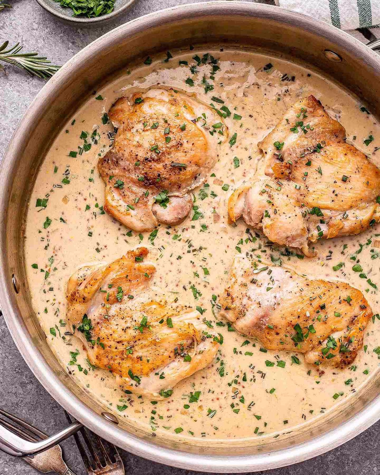Chicken with Creole Mustard Cream Sauce Recipe