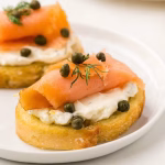 smoked salmon appetizer