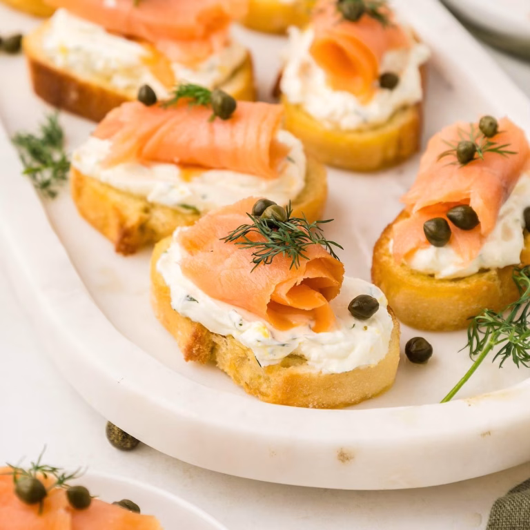 smoked salmon appetizer