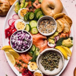 smoked salmon platter