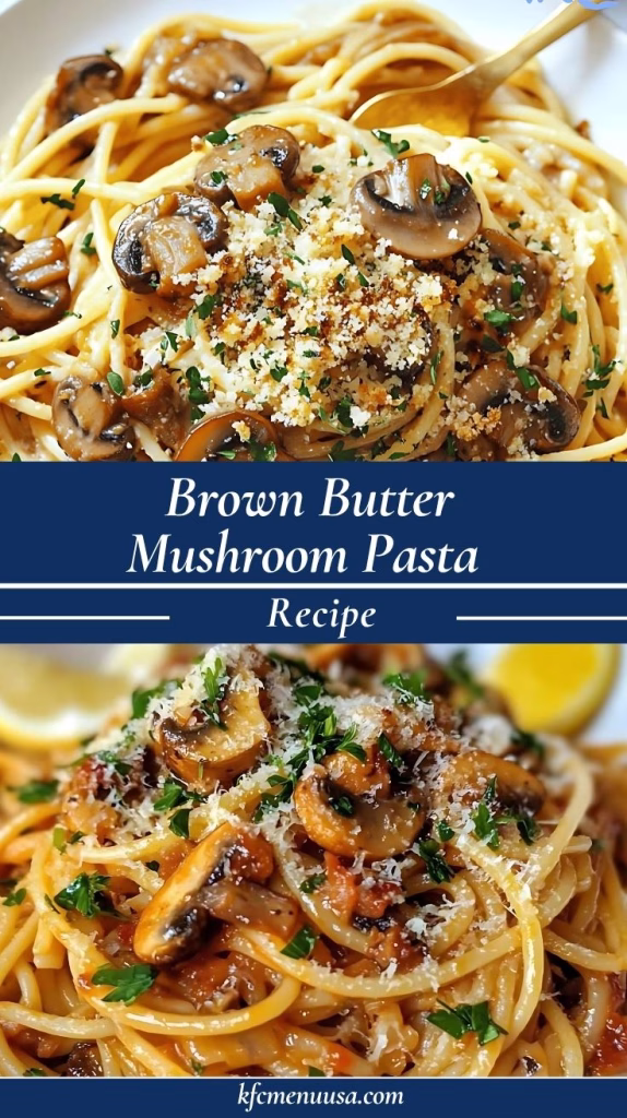 Brown Butter Mushroom Pasta Recipe