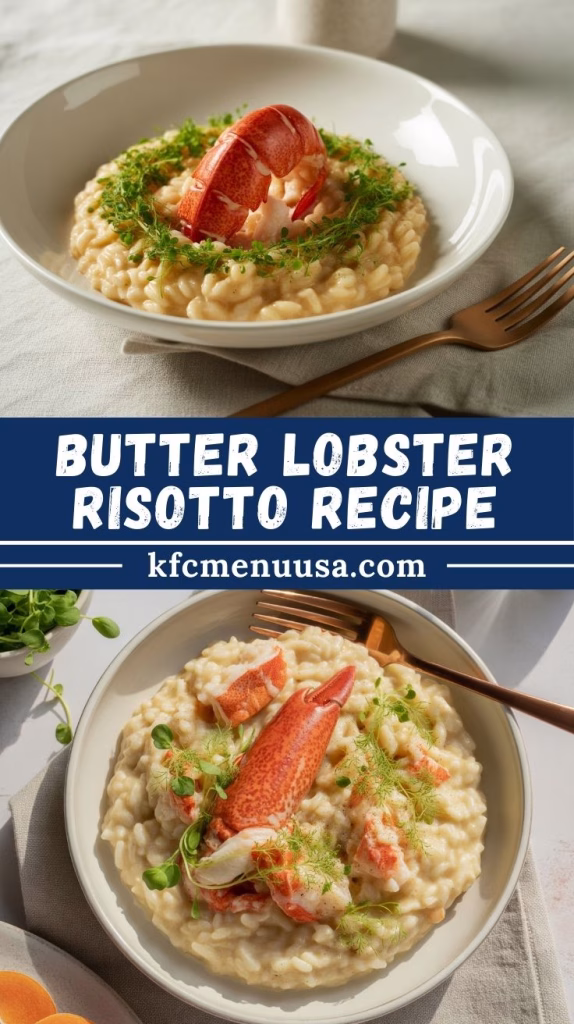 Butter Lobster Risotto Recipe