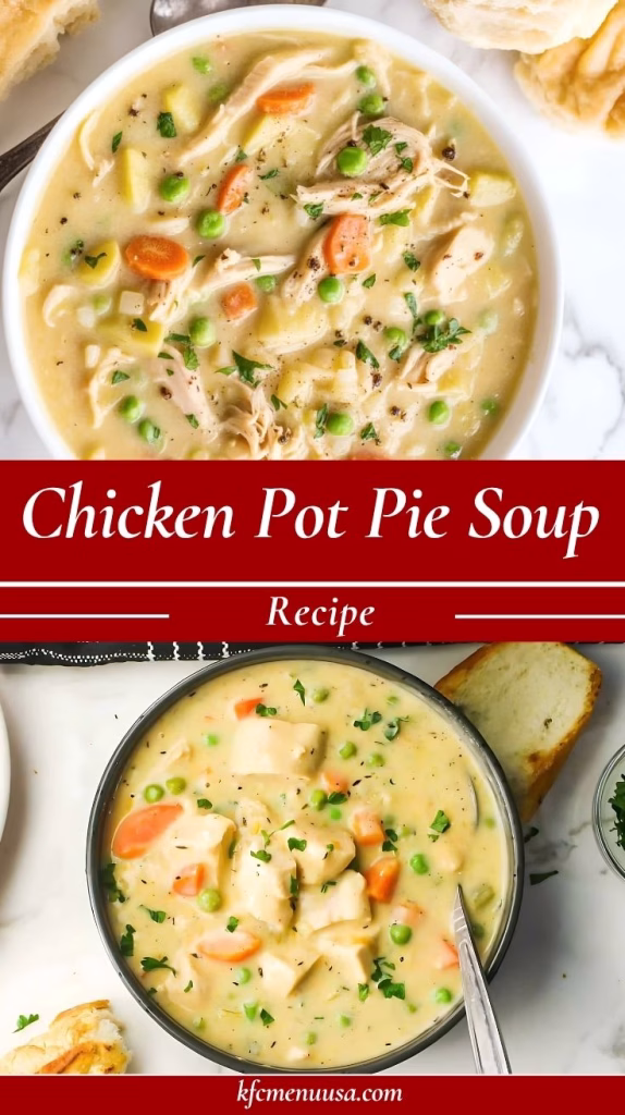 Chicken Pot Pie Soup Recipe