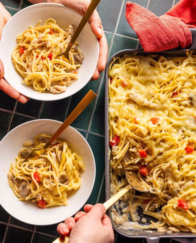 Chicken Spaghetti Casserole Recipe
