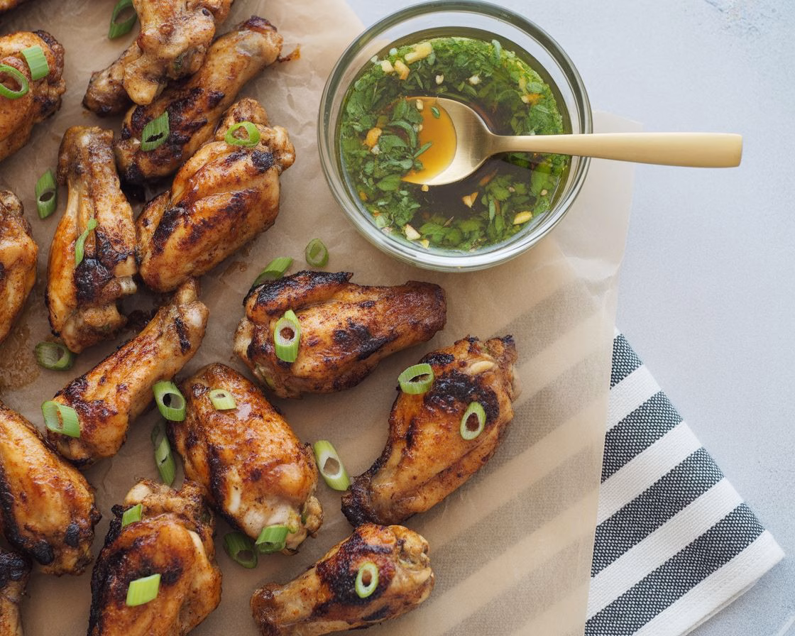 Chili Garlic Chicken Wings Recipe