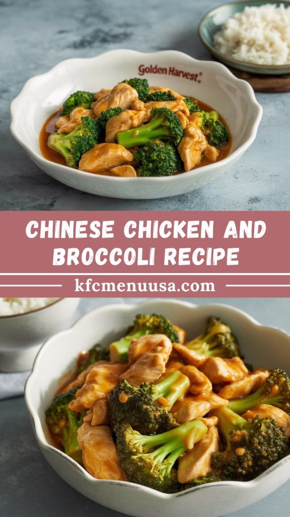 Chinese Chicken and Broccoli Recipe