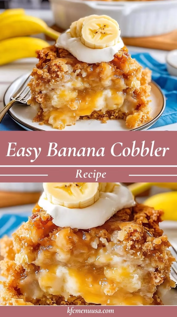 Easy Banana Cobbler Recipe