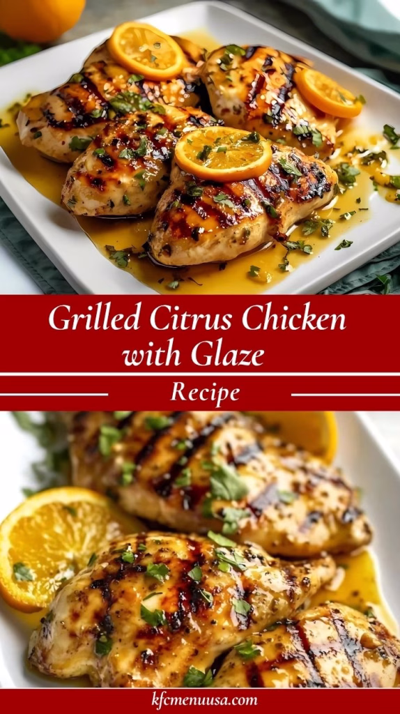 Grilled Citrus Chicken with Glaze Recipe