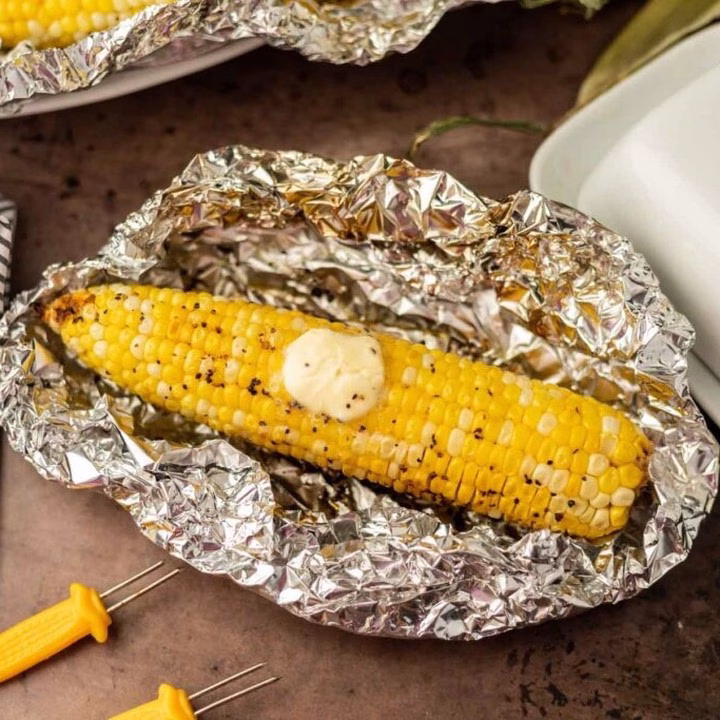 Grilled Corn on the Cob in Foil