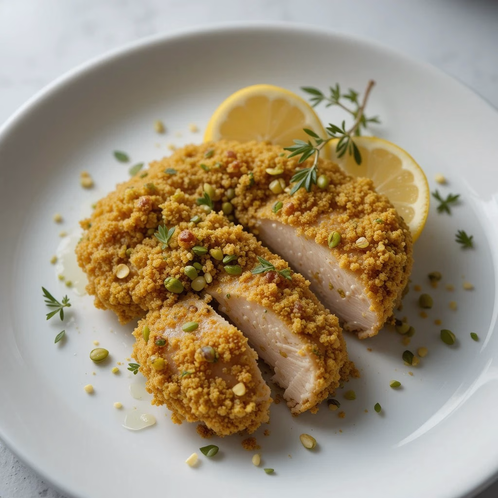 Healthy Easy Pistachio Crusted Chicken Recipe