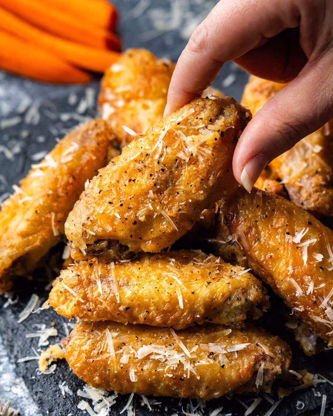 Mozzarella Chicken Wings Recipe