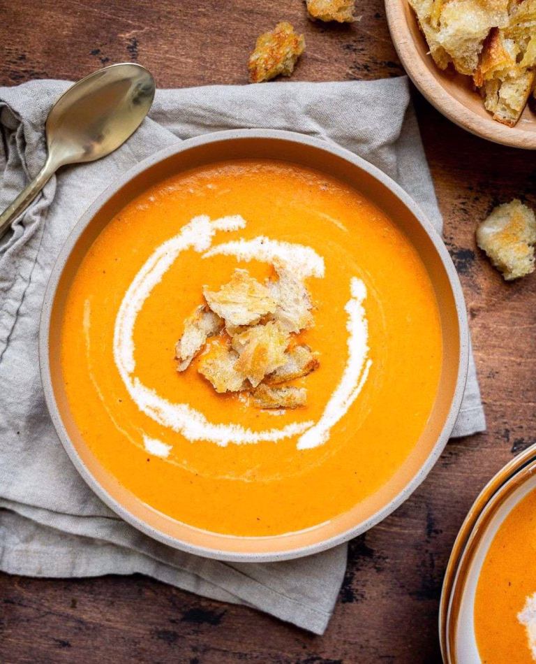 Red Pepper Gouda Soup Recipe