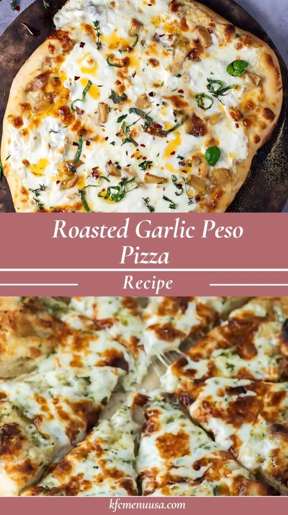 Roasted Garlic Pesto Pizza Recipe