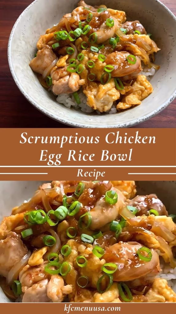 Scrumptious Chicken Egg Rice Bowl Recipe