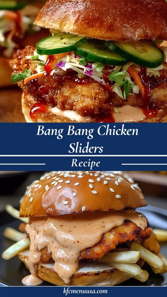 Bang Bang Chicken Sliders Recipe