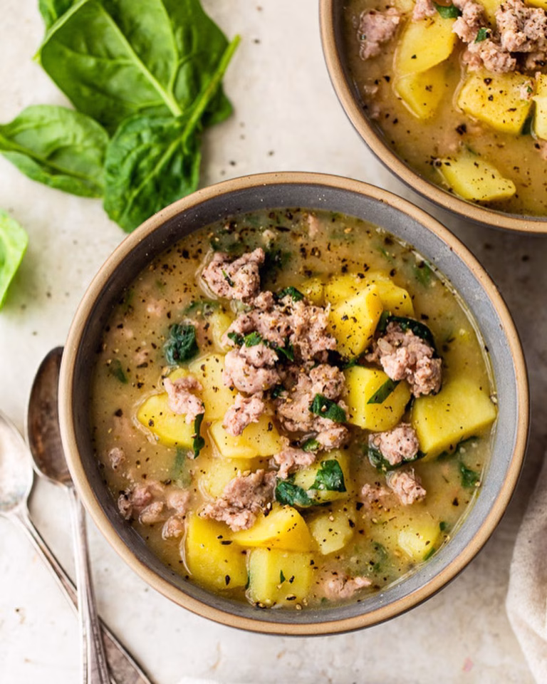 Creamy Sweet Potato and Sausage Soup Recipe
