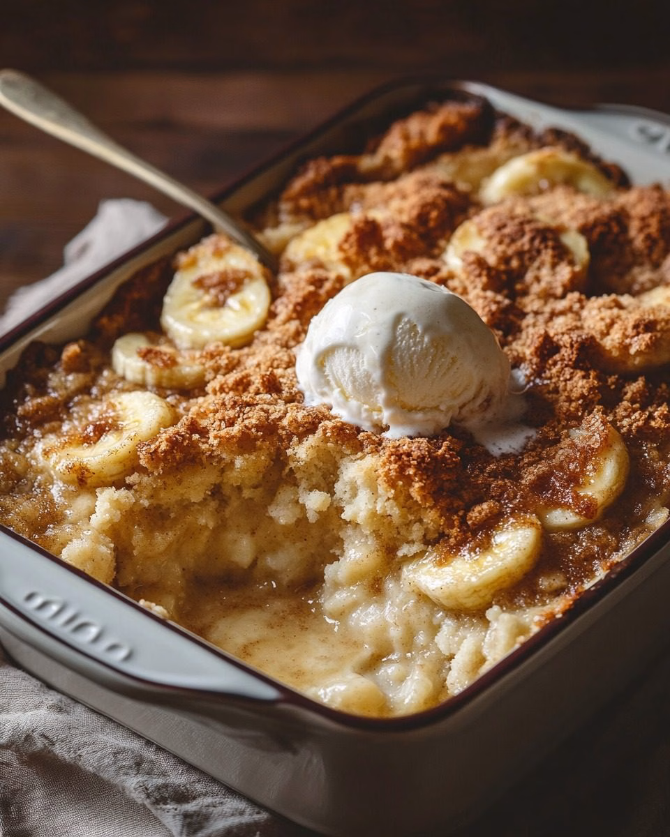 Easy Banana Cobbler Recipe