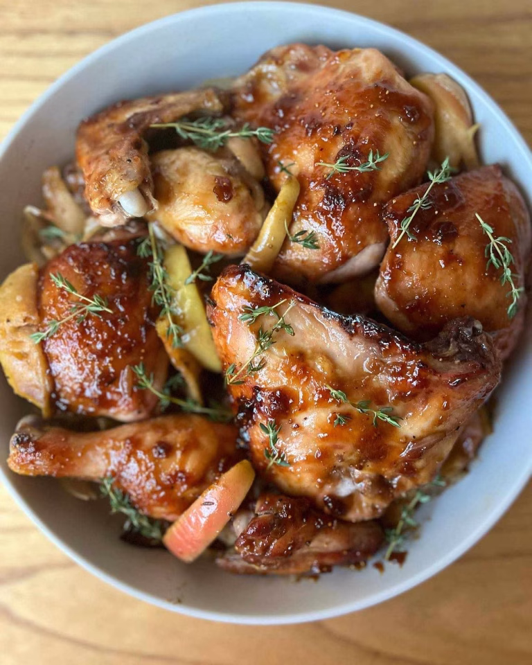 Fig Glazed Skillet Chicken Recipe