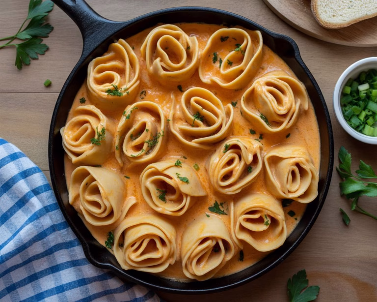 Creamy Buffalo Chicken Lasagna Roll Ups Recipe