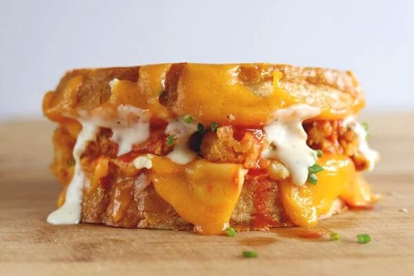 Buffalo Chicken Grilled Cheese Recipe