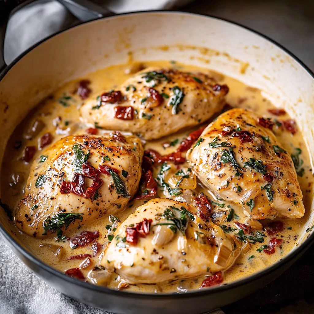 Creamy Garlic Chicken Recipe
