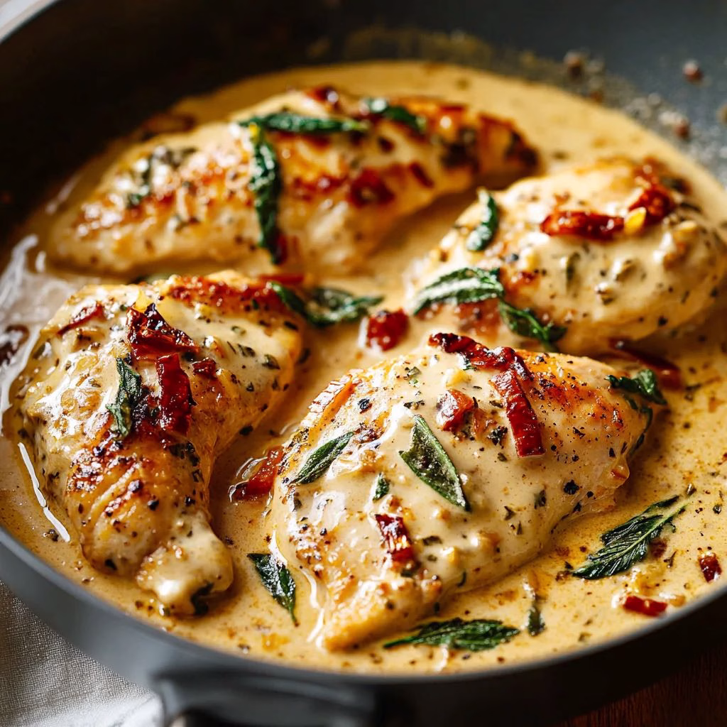 Creamy Garlic Chicken Recipe