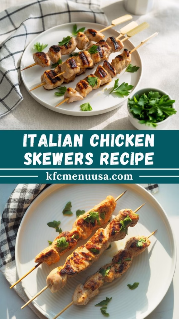 Italian Chicken Skewers Recipe