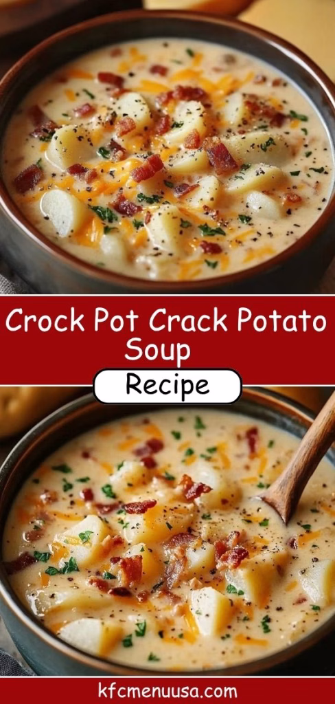 Crock Pot Crack Potato Soup Recipe