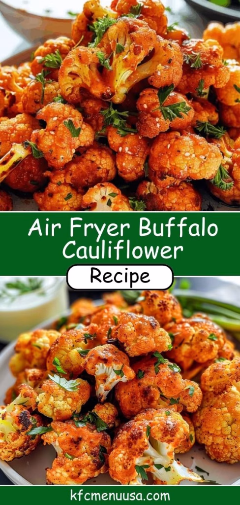 Air Fryer Buffalo Cauliflower Recipe