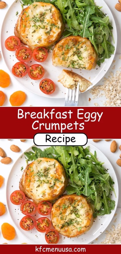 Breakfast Eggy Crumpets  Recipe