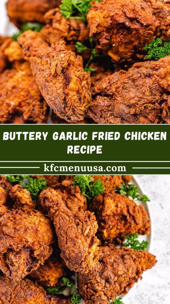 Buttery Garlic Fried Chicken Recipe