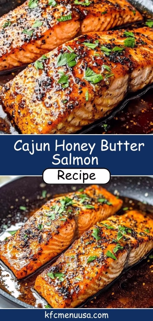 Cajun Honey Butter Salmon Recipe
