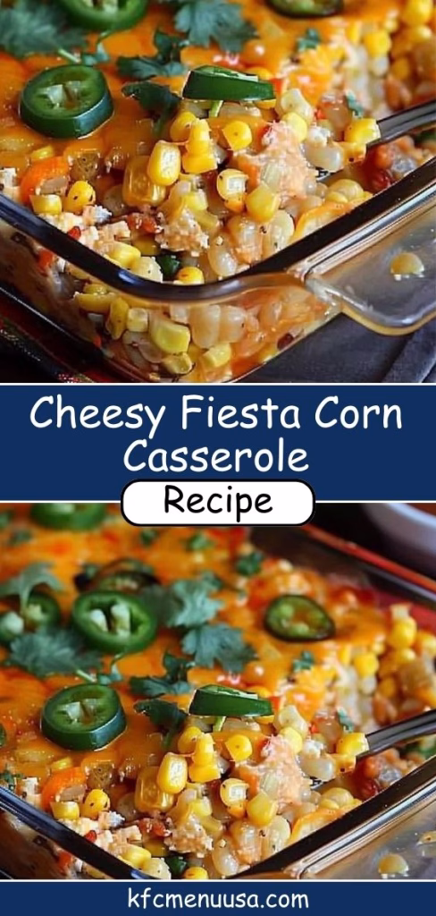 Cheesy Fiesta Corn Casserole Recipe
