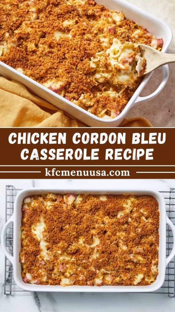 Chicken Cordon Bleu Casserole Recipe