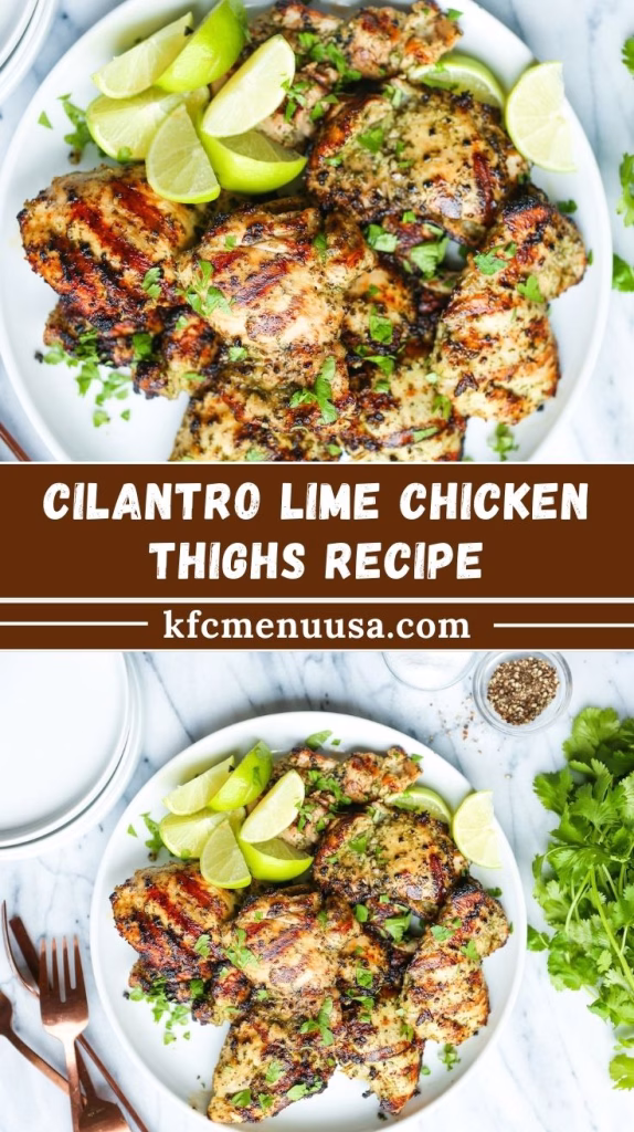 Cilantro Lime Chicken Thighs Recipe
