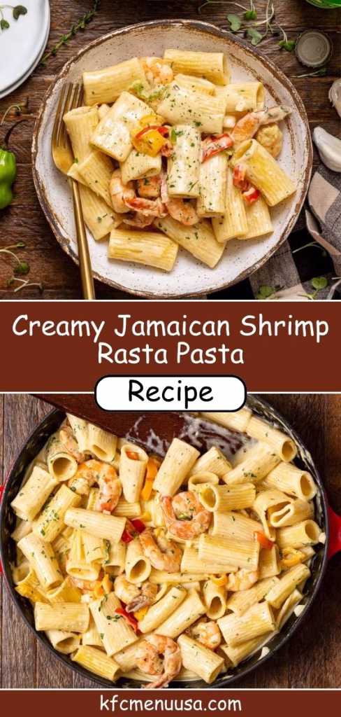 Creamy Jamaican Shrimp Rasta Pasta Recipe