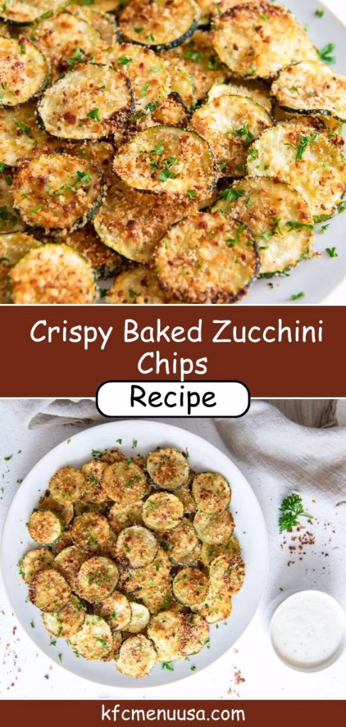 Crispy Baked Zucchini Chips Recipe