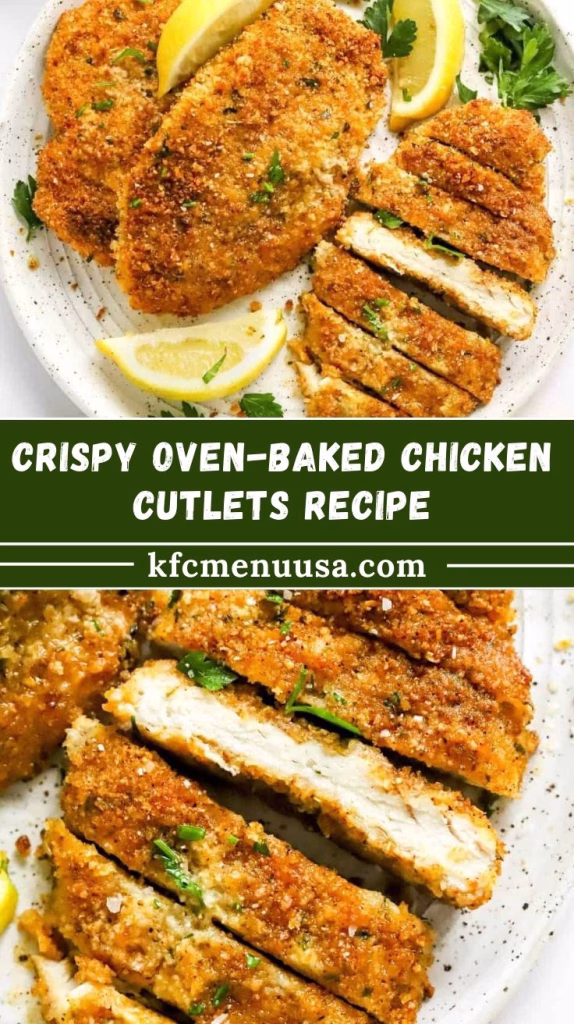 Crispy Oven-Baked Chicken Cutlets Recipe