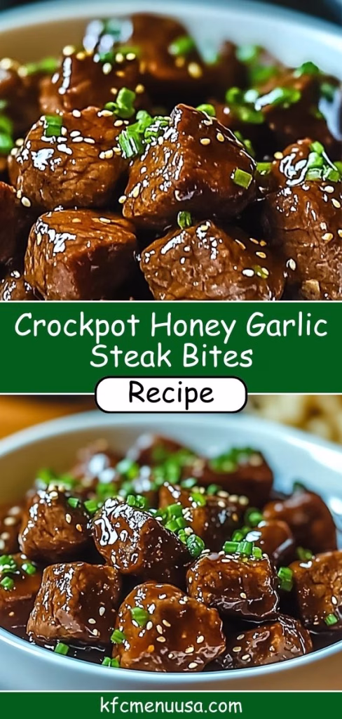 Crockpot Honey Garlic Steak Bites Recipe