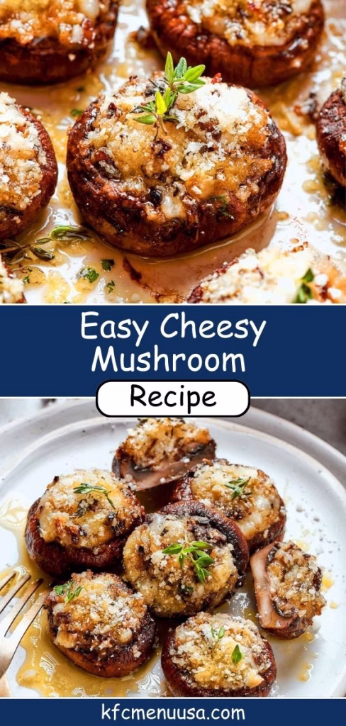 Easy Cheesy Mushroom Recipe