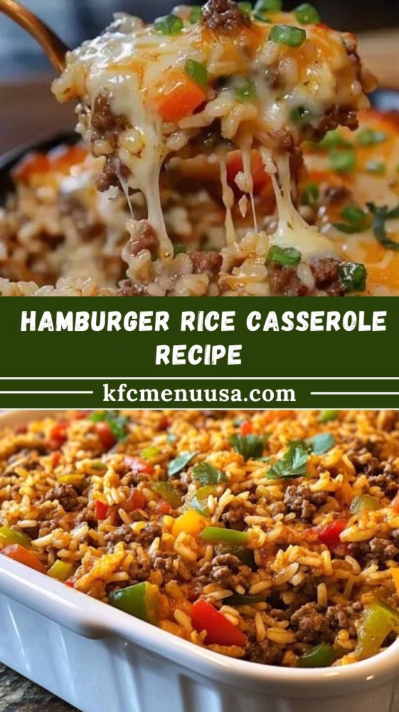 Hamburger Rice Casserole Recipe