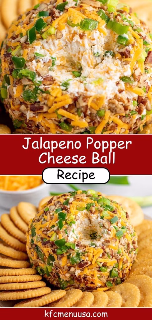 Jalapeno Popper Cheese Ball Recipe