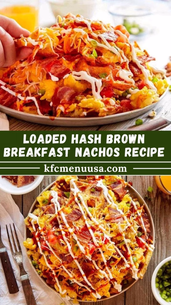 Loaded Hash Brown Breakfast Nachos Recipe