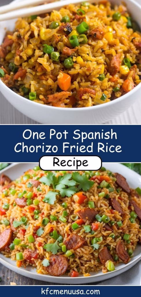 One Pot Spanish Chorizo Fried Rice Recipe