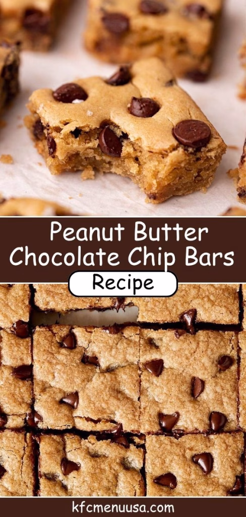 Peanut Butter Chocolate Chip Bars Recipe