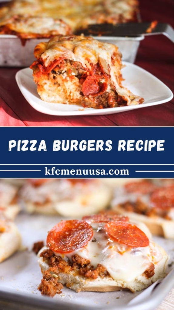 Pizza Burgers Recipe